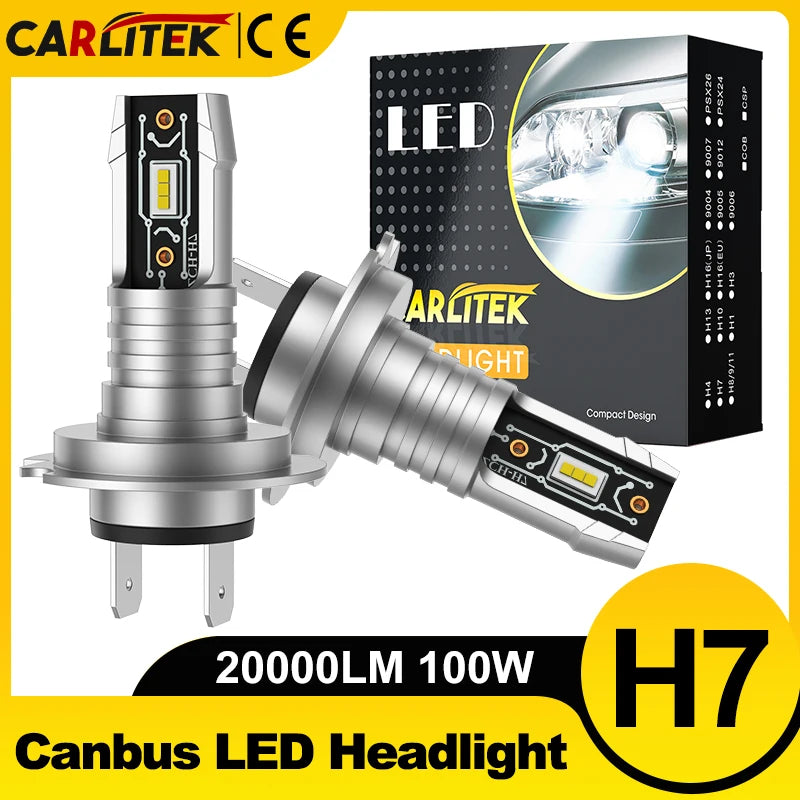 H7 LED Headlight Bulb – 6000K