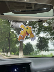 Cute Digimon Agumon Hanging Car Air Freshener