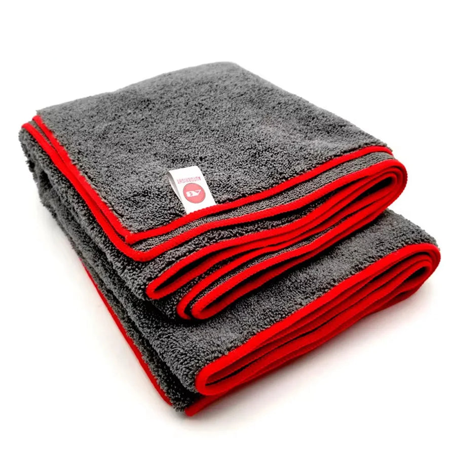400 GSM Double-Layer Microfiber Car Cleaning Towel