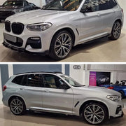 BMW X3/X4 G01/G02 Gloss-Black Side Skirt Extension Pair – 2018–2023