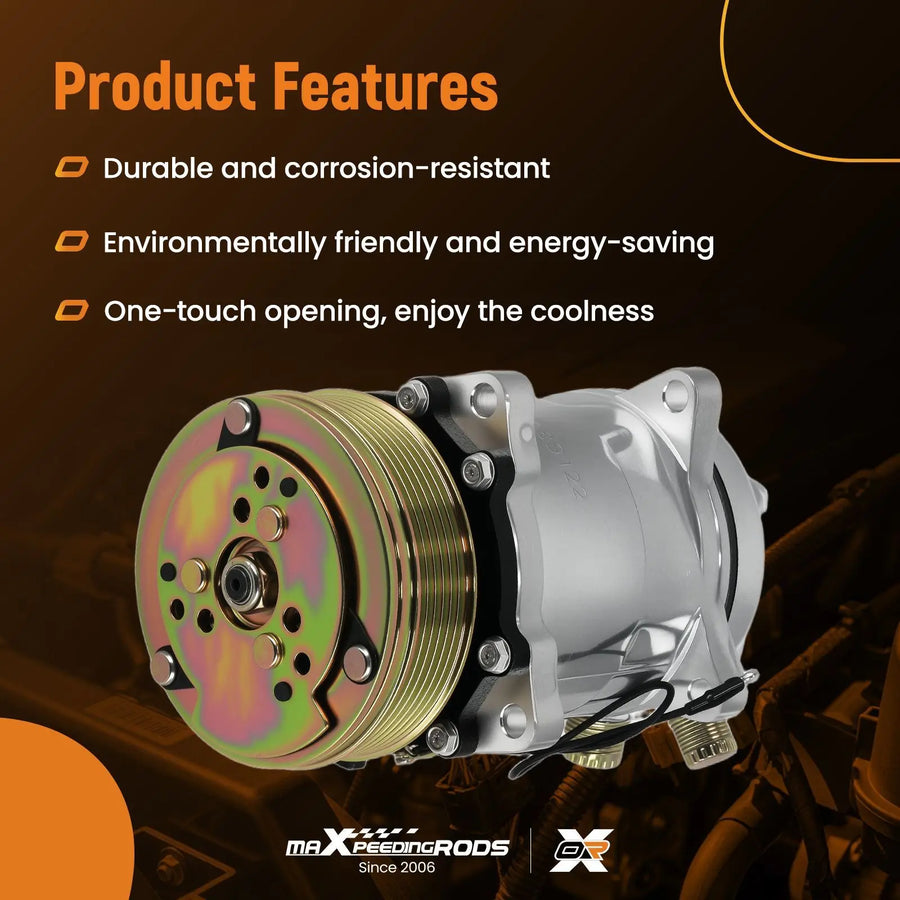 A/C Compressor and Clutch for VW Jetta 2005-2017 for Golf Touran 1k0820808bx 1k0820803g