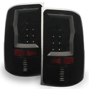 Black LED Tail Light Assembly Set for 2007–2014 GMC Sierra 1500