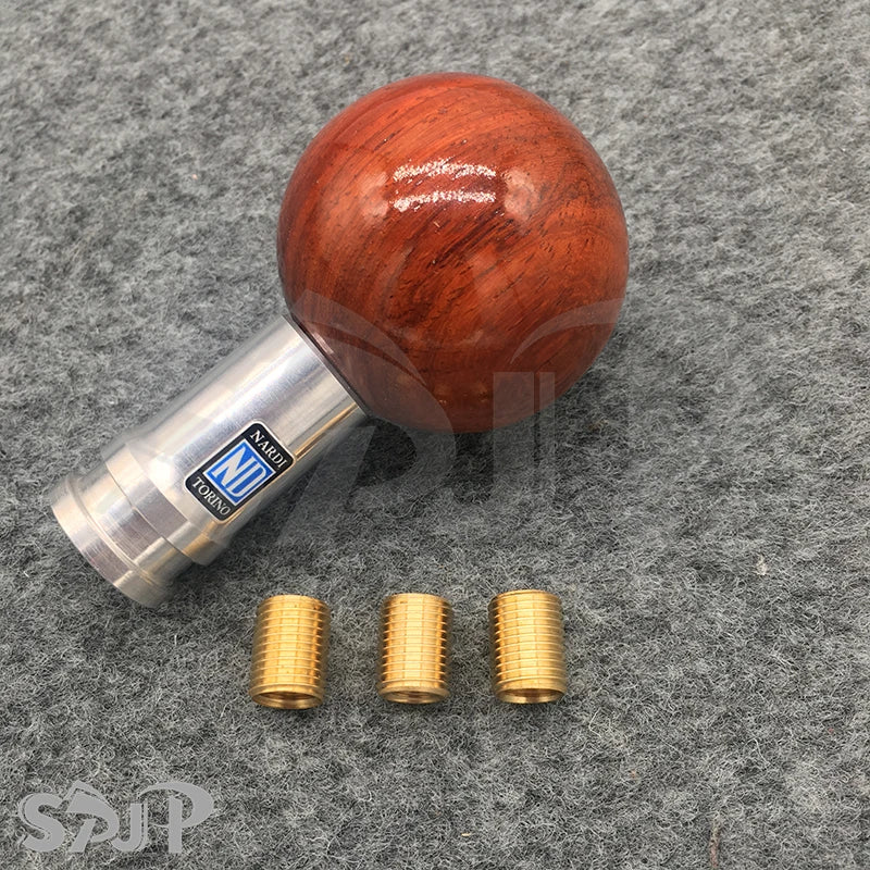 Universal Real Wood 6-Speed Manual Gear Shift Knob