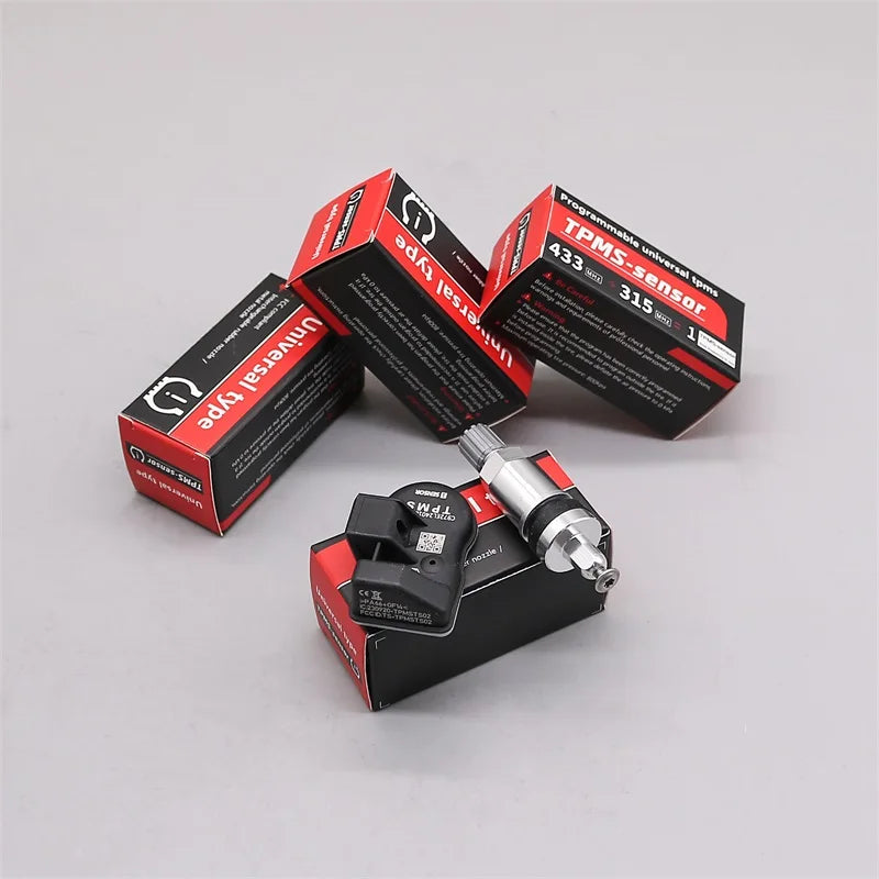 Programmable TPMS Sensors 2 In 1 433MHz+315MHz Support Programming with Ts501 Ts508 Ts601 Ts608 Its600e Mk808ts Mk808s-Ts Mp808ts