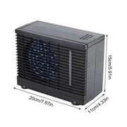 Car Air Conditioner 12V Electronic Water Cooling Adjustable Cooling Fan Removable Air Cooler Portable Water Chiller