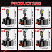 D1S/D3S/D8S LED Headlight Conversion Bulb – 6000K, CANBUS