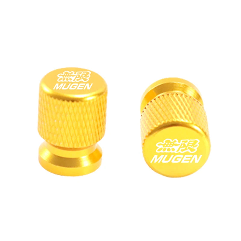 T6061 Aluminum Tire Valve Caps – Honda/Mugen-Style Colors