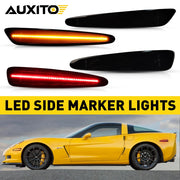 LED Front and Rear Side Marker Lights for Chevrolet Corvette C6 2005-2013