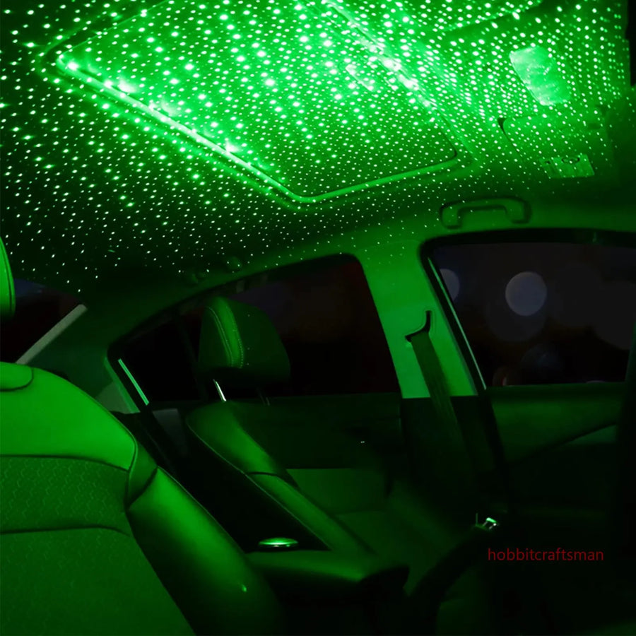 Mini USB LED Starry-sky Projector for Car Roof and Room