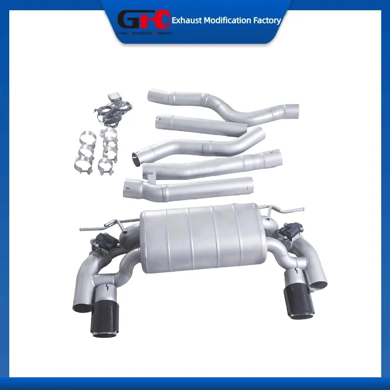 304 Stainless Steel Valved Cat-Back Exhaust System for BMW 335i/340i/430i/440i F30-F36