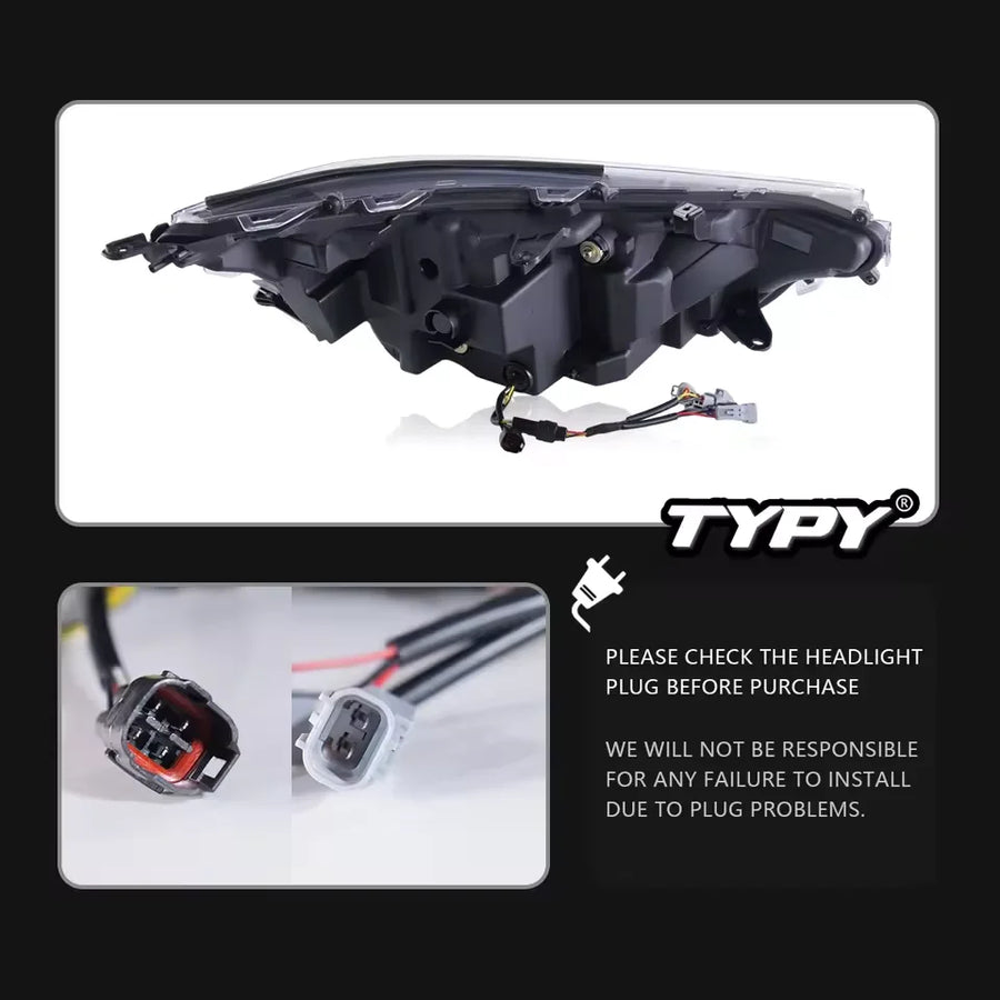 LED Headlight Assembly Set for 2020–2024