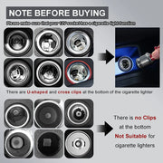 12V Anodized Aluminum Eject-style Cigarette Lighter Plug