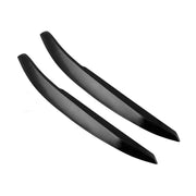 Gloss Black Headlight Eyebrow Trim Set for 2010–2017 Volkswagen Polo