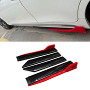 Black Side Skirt Extension Set for Audi A3/A4/A5