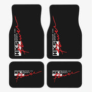 HKS Power and Sports 4-Piece Car Floor Mat Set