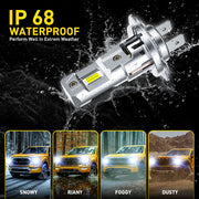 2-Piece H7 LED Headlight Bulb – CANBUS