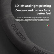 Suede Steering Wheel Cover for Mazda Vehicles
