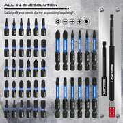 80-Piece Magnetic Nut Driver, Socket Adapter and Bit Set