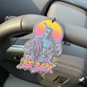 Retro Synthwave Terminator I'll Be Back Hanging Car Air Freshener