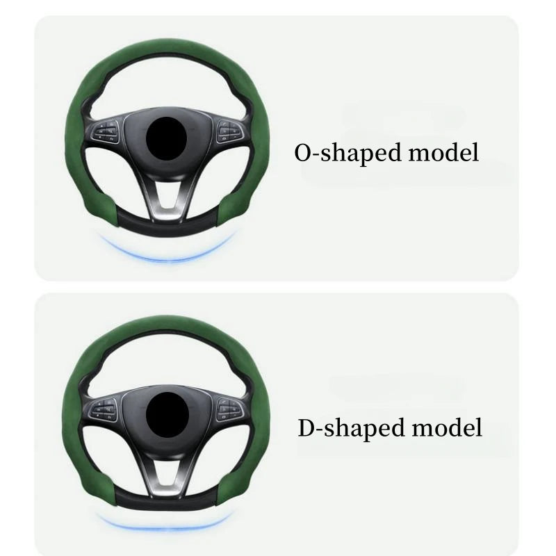 Universal Suede Car Steering Wheel Cover