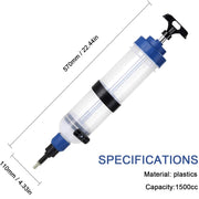 Manual Fluid Transfer Syringe, 200cc/500cc/1.5L Options