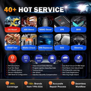 Autel MaxiCOM MK900BT Bidirectional OBD2 Scanner with 40+ Services
