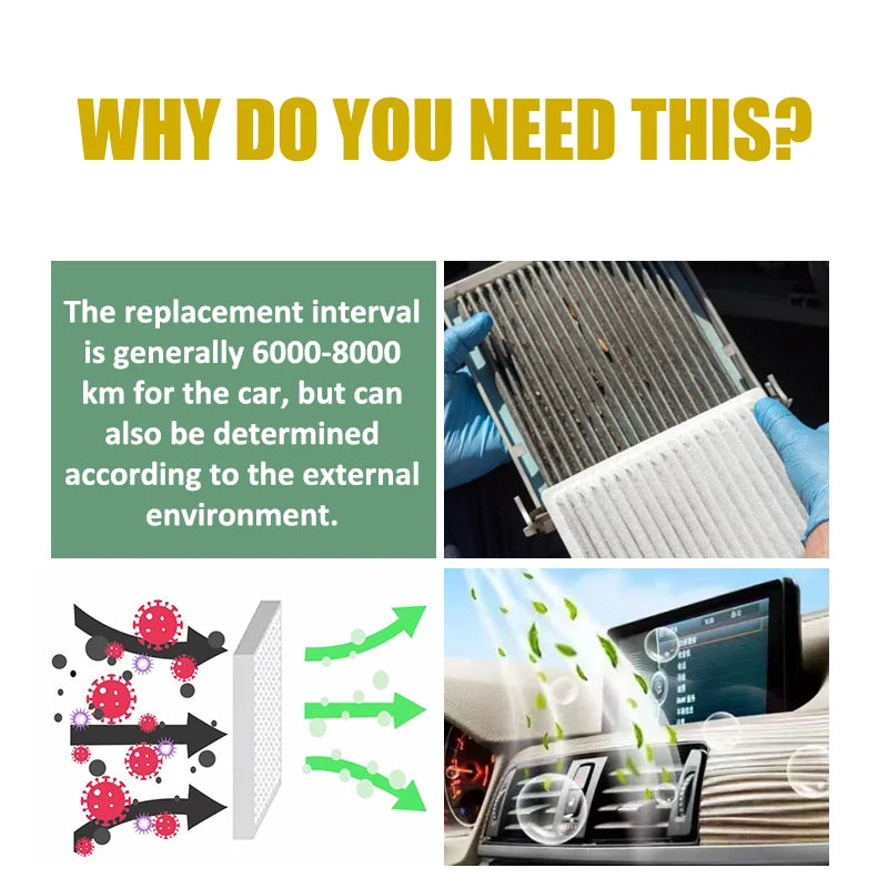 Cabin Air Filter for Toyota Tundra, Sequoia, Land Cruiser & Lexus GX/LX