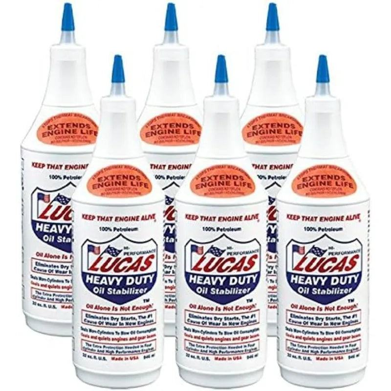 Lucas Heavy Duty Oil Stabilizer (1 Qt)-6 Pack