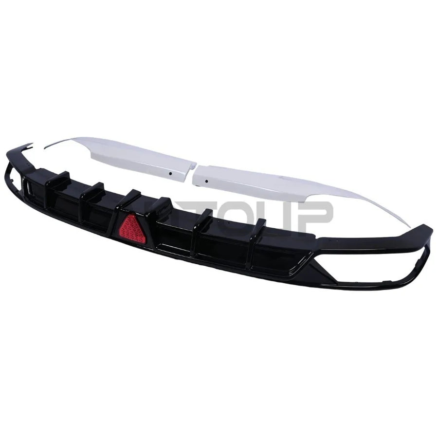 Gloss Black Rear Bumper Diffuser for 2018