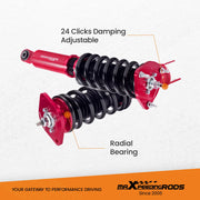 24-Way Adjustable Coilover Suspension Kit for Infiniti G37 RWD 2008-2015 & Nissan 370Z 2009