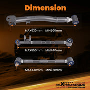 Adjustable Rear Control Arm Kit for 2002–2007 Subaru Impreza/WRX/STI