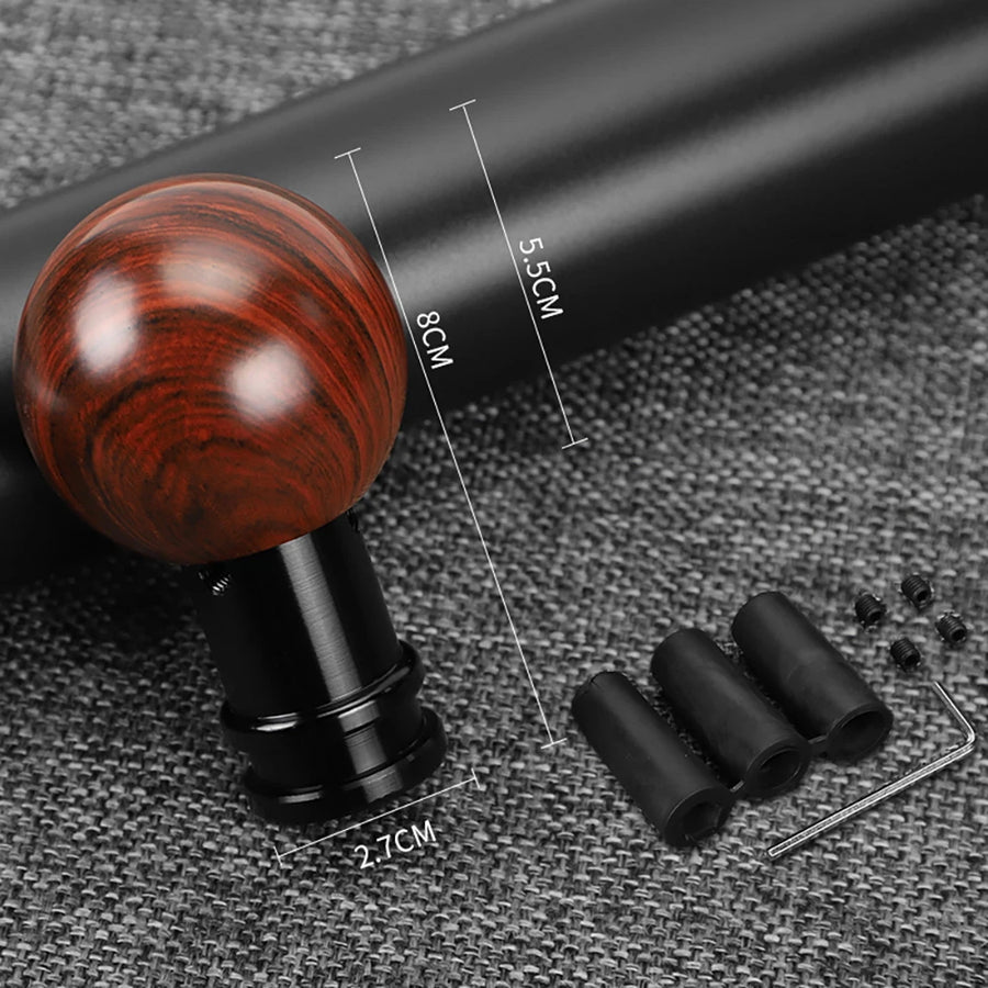 Universal Wood-Grain & Carbon-Fiber Shift Knob