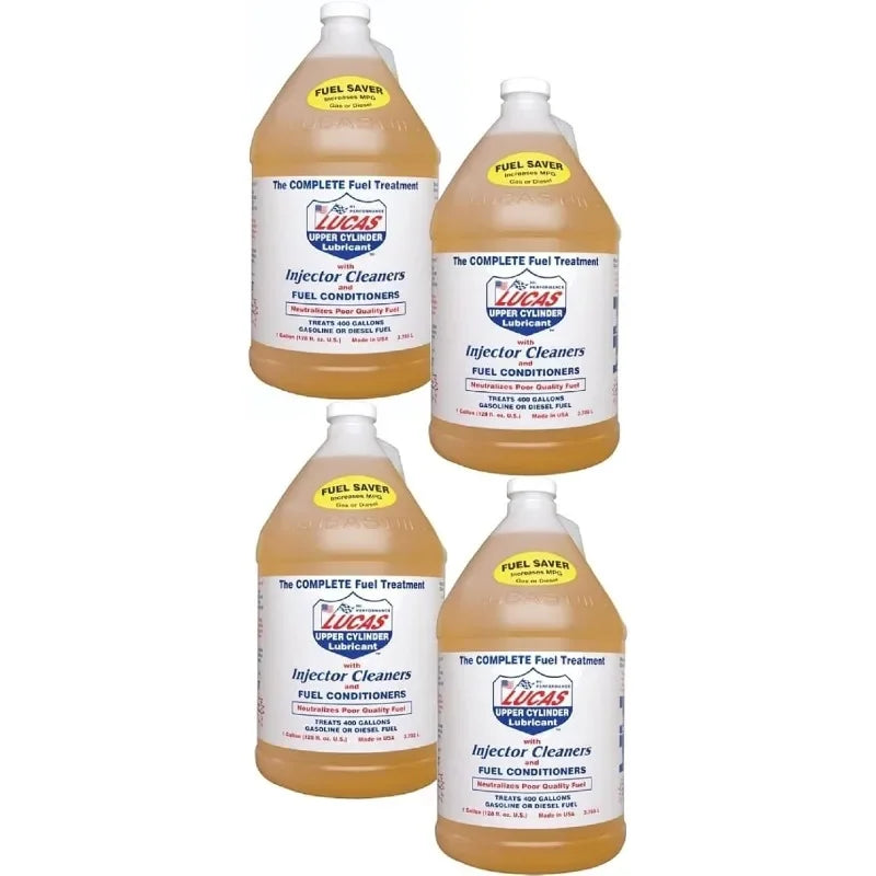 Lucas Oil 10013 Fuel Treatment, 1 Gallon Case of 4