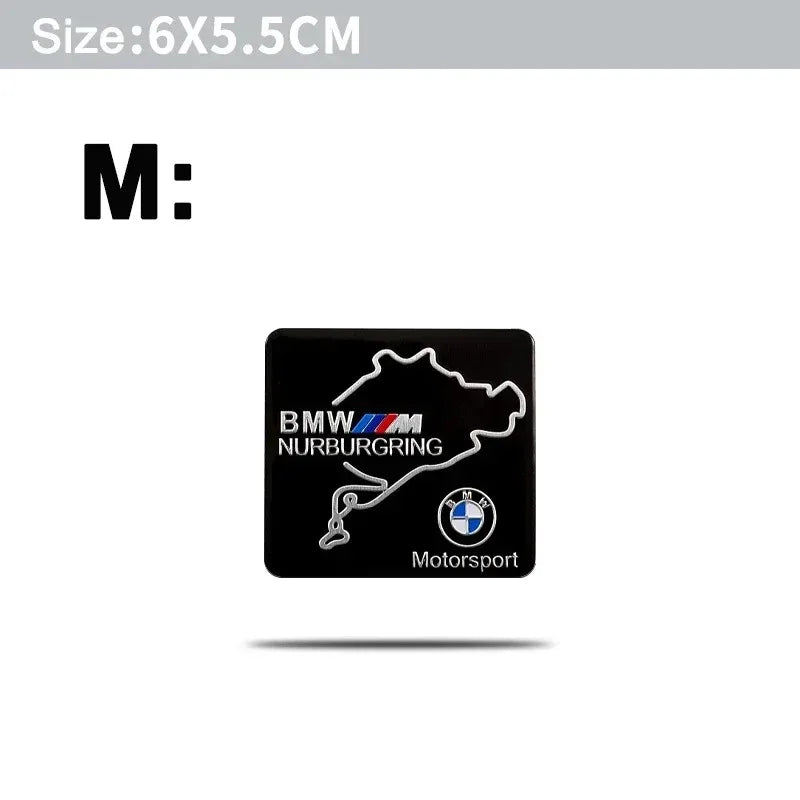 Aluminum Alloy Emblem Badge Decal for BMW – Multiple Designs