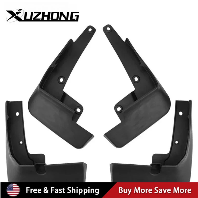 4-Piece ABS Plastic Front & Rear Mud Flaps Mudguards Splash Guard for 2021-2024 Subaru Outback QC-350