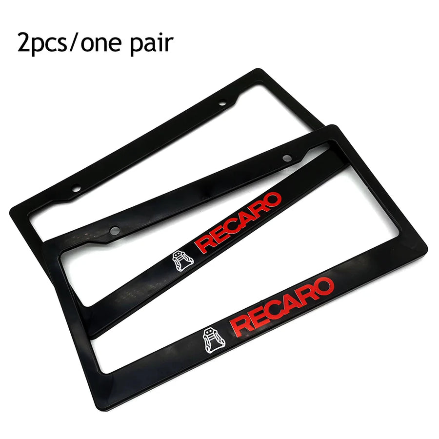Universal JDM Racing Style ABS License Plate Frames – Pair
