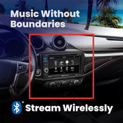 6.2-Inch Double-DIN Bluetooth DVD Car Stereo