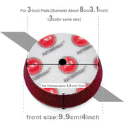 Foam Polishing Pads for 3-Inch Plates - Multi-Firmness