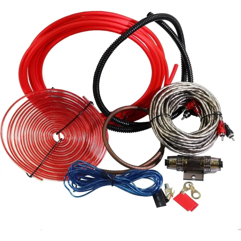 4-Gauge 2300W Car Amplifier Wiring Kit