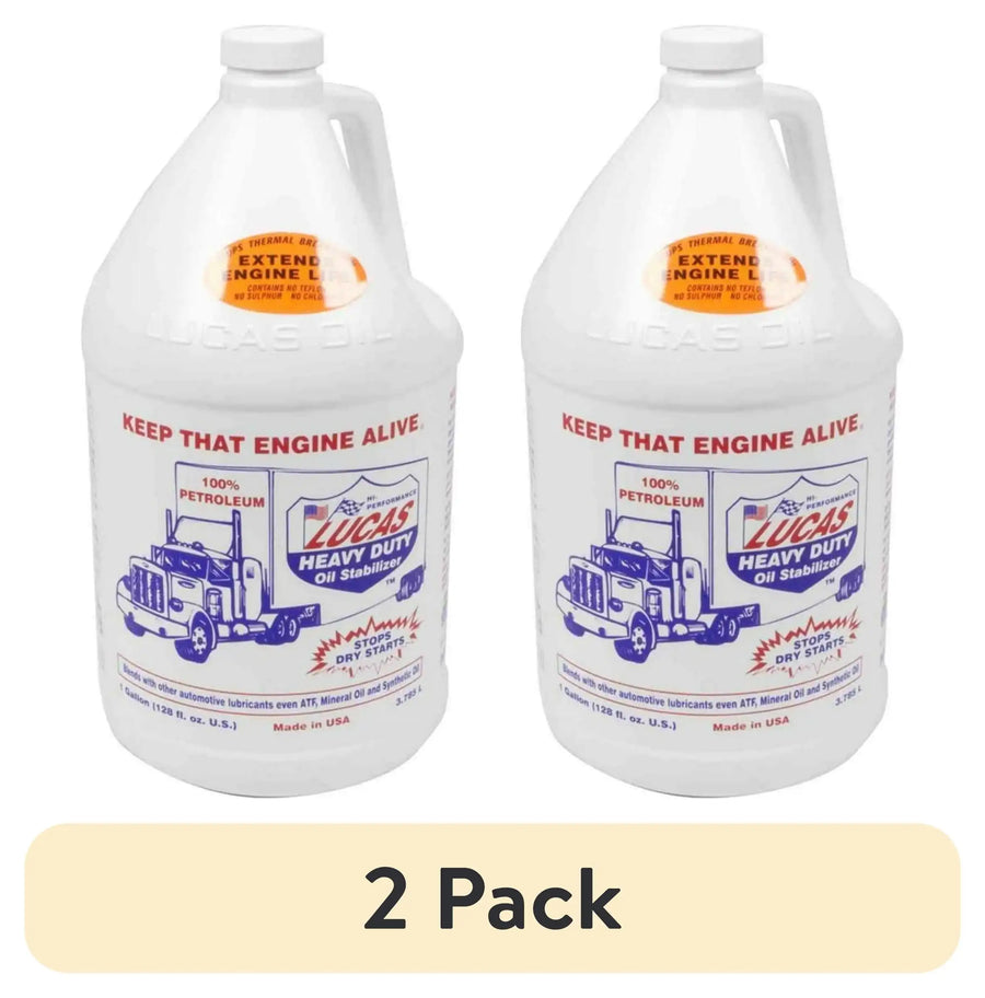 Lucas Oil 10002 Heavy Duty Oil Stabilizer, 1 Gallon – Pack Options