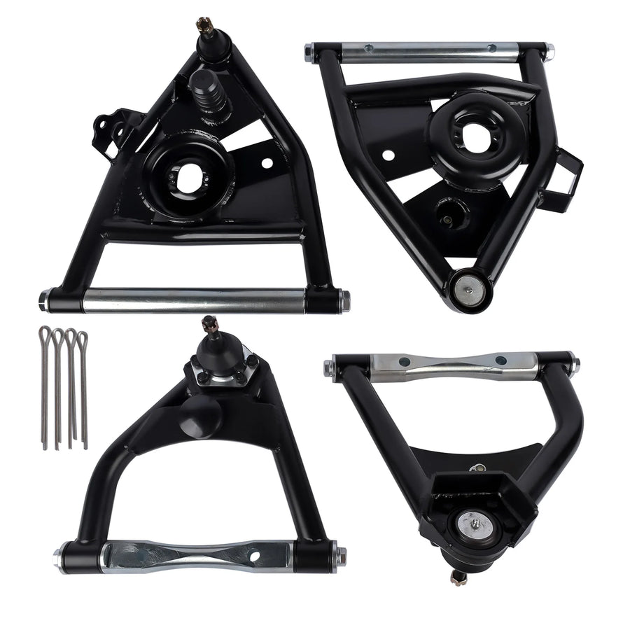 4-Piece Tubular Front Control Arm Set – 1973–1987 Chevy/GMC C10