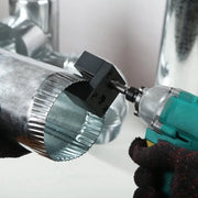 Black Durable C5A2 Metal Impact Power Assisted Crimper Electric Tools Efficiently Crimp Galvanized Round
