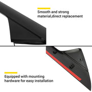 4-Piece for 11-19 Ford Explorer Left Right Side Windshield A-Pillar Molding Trim