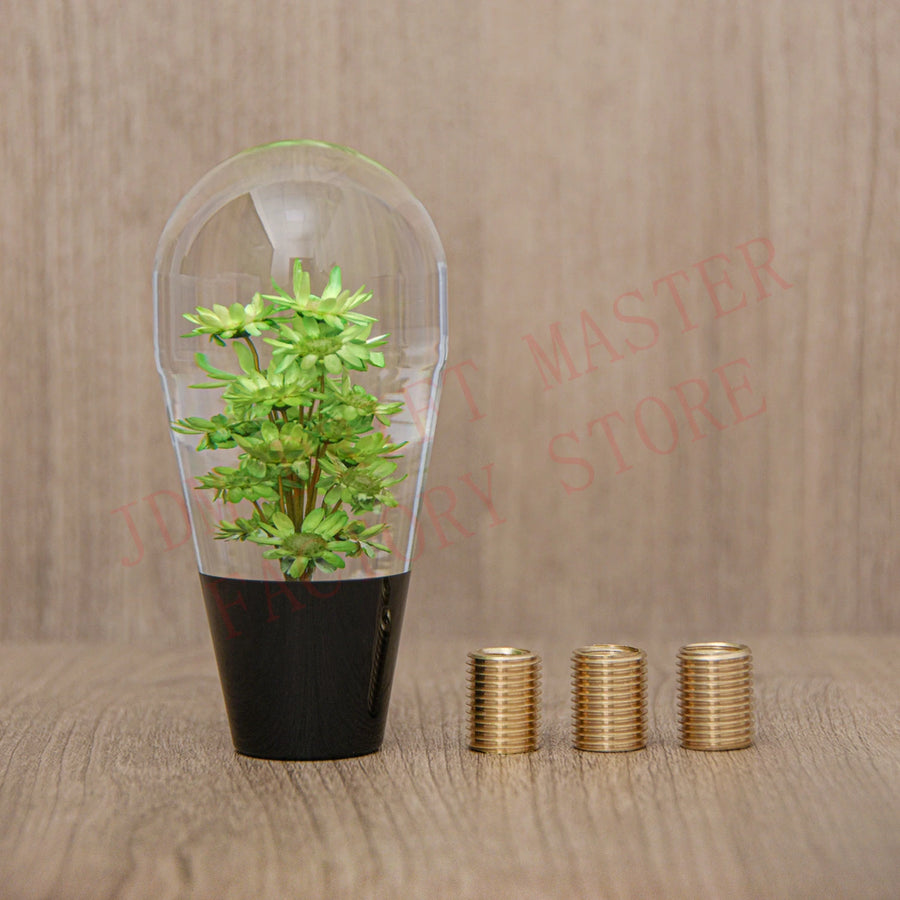 10cm Acrylic Flower Manual Gear Shift Knob