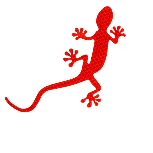 Reflective Gecko Vehicle Decal – Single, Pair or 5-Pack