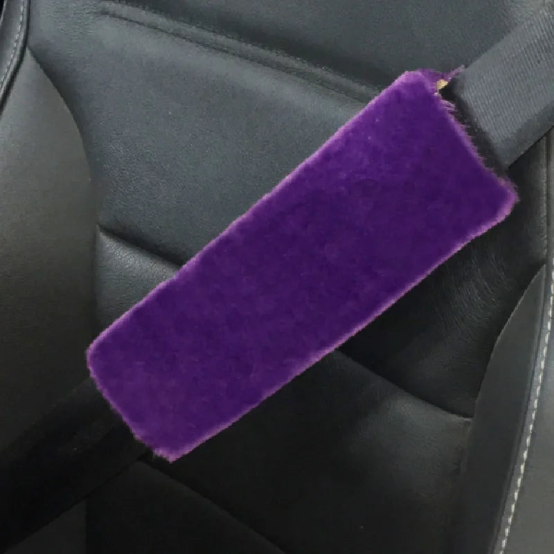 Car Seat Belt Cover Fluffy Auto Seatbelt Safety Belt Shoulder Pad Protector Adults Kids Car Interior