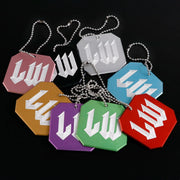 Likewise-Style Metal Gear Shift Badge & Key Ring