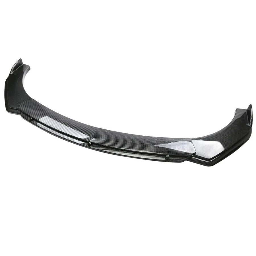 Carbon-Fiber-Look Universal Front Lip & Side Skirt Kit