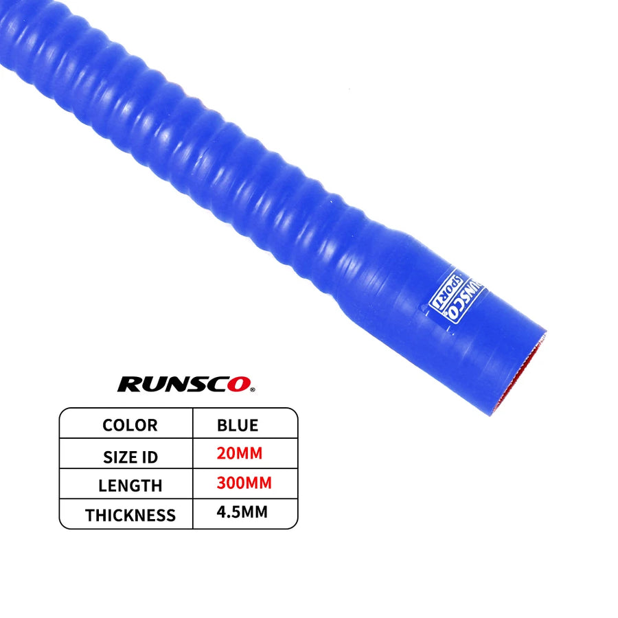 Universal 30cm Silicone Coolant & Intake Hose, 16-28mm