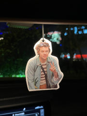 Harry Styles Peace Sign Hanging Car Air Freshener
